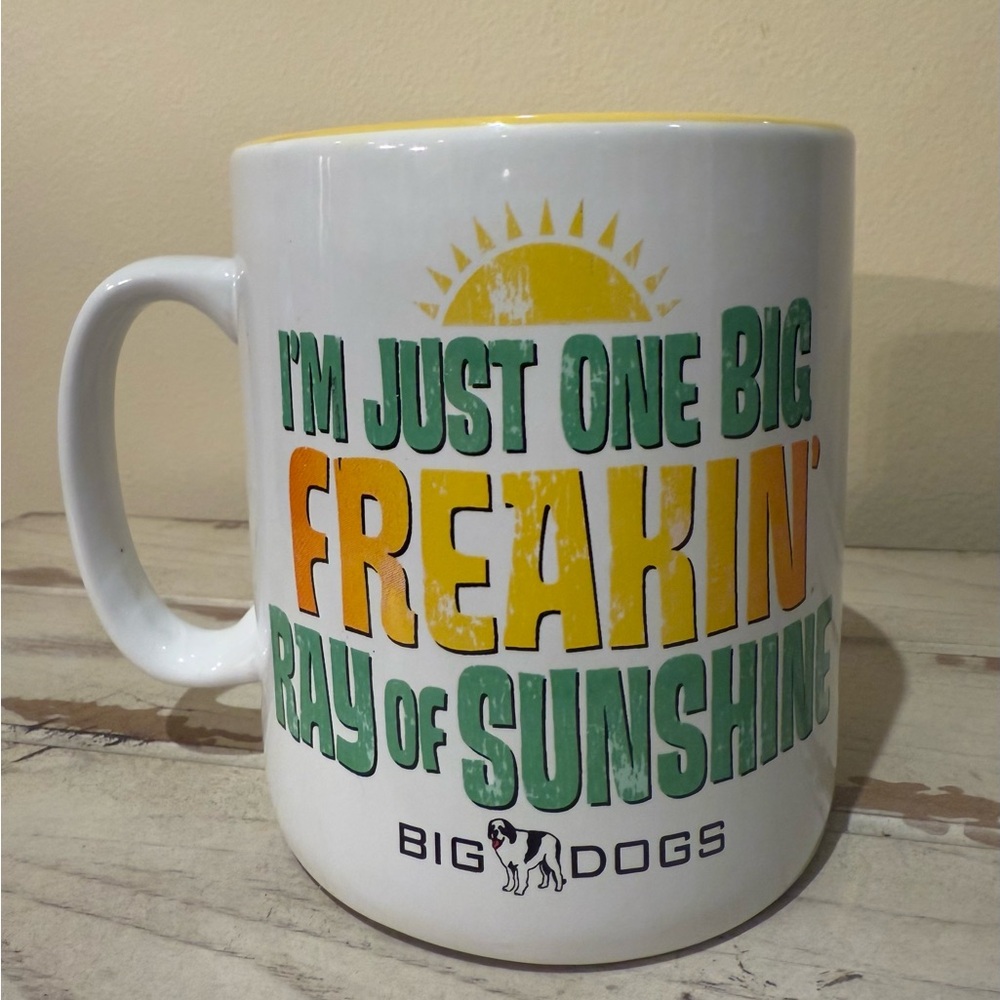 2006 VTG Big Dogs I’m Just One Big Freakin’ Ray Of Sunshine XLarge 24 ounce Mug
